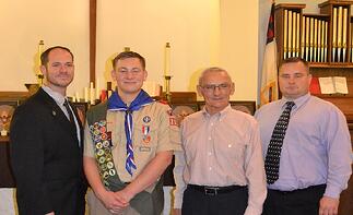 Member's Son Receives Scouting's Highest Honor